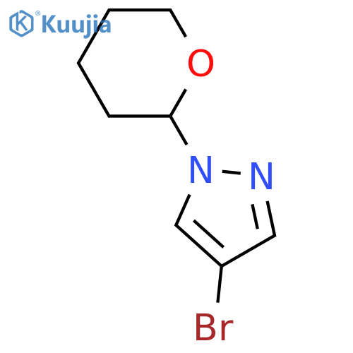 4-bromo-1-(oxan-2-yl)-1H-pyrazole structure