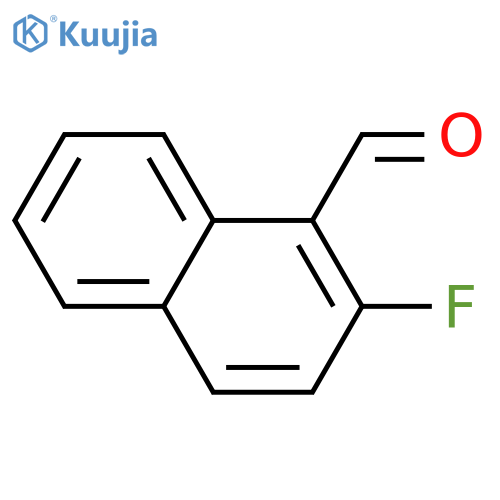 2-fluoronaphthalene-1-carbaldehyde structure
