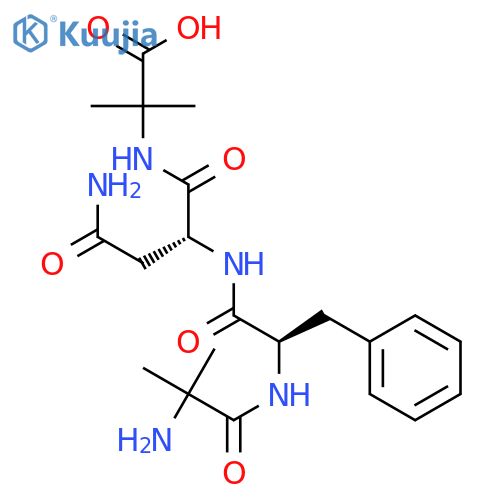 Alanine, 2-methylalanyl-D-phenylalanyl-D-asparaginyl-2-methyl- structure