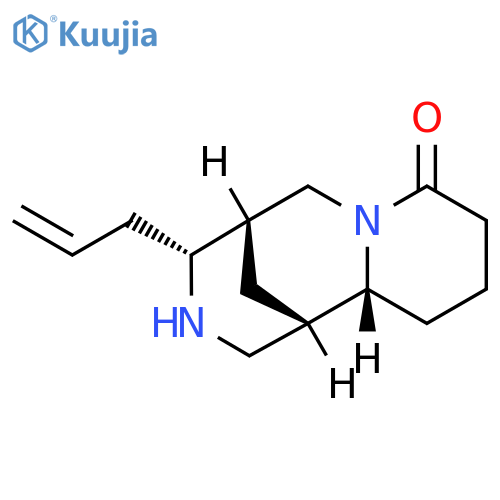 1,5-Methano-8H-pyrido[1,2-a][1,5]diazocin-8-one, decahydro-4-(2-propen-1-yl)-, (1S,4R,5S,11aR)- structure