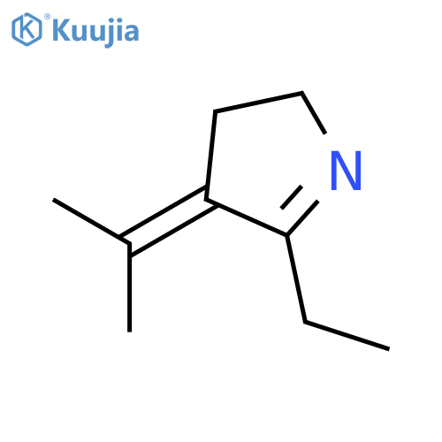 2H-Pyrrole, 5-ethyl-3,4-dihydro-4-(1-methylethylidene)- structure