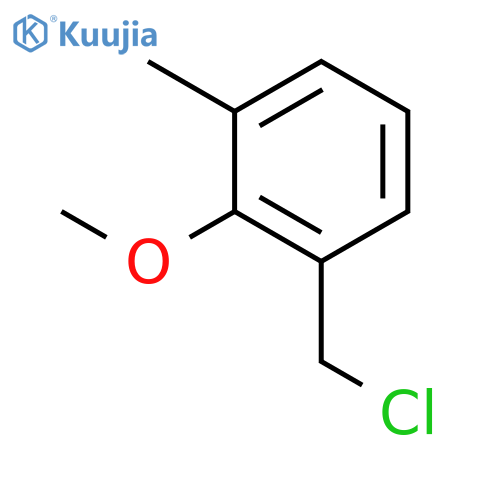 1-(chloromethyl)-2-methoxy-3-methylbenzene structure