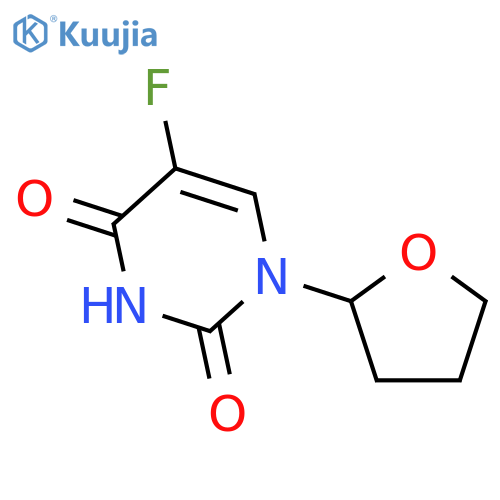 2,4(1H,3H)-Pyrimidinedione,5-fluoro-1-(tetrahydro-2-furanyl)-, didehydro deriv. (9CI) structure