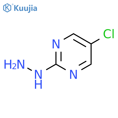 5-chloro-2-hydrazinylpyrimidine structure