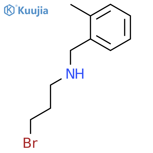 (3-bromopropyl)(2-methylphenyl)methylamine structure