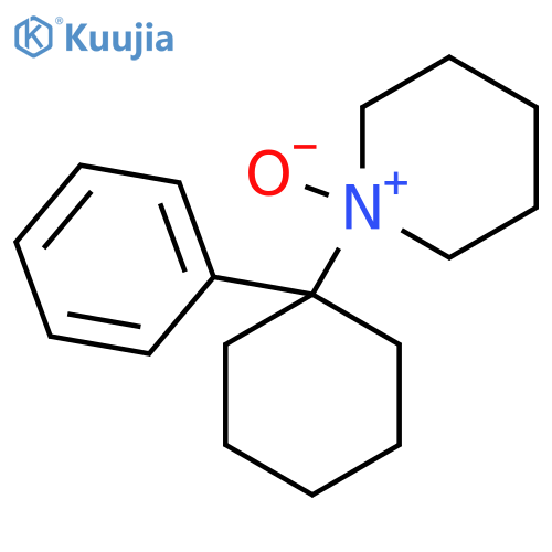 Piperidine, 1-(1-phenylcyclohexyl)-, 1-oxide structure