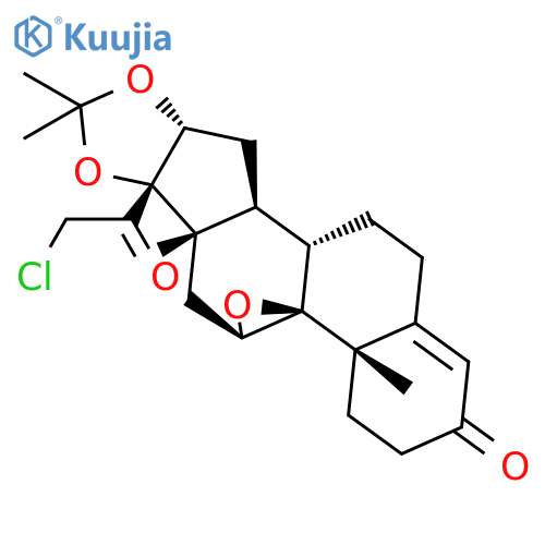 21-Chlor-9,11β-epoxy-16α,17-isopropylidendioxy-4-pregnen-3,20-dion structure