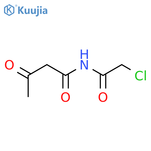 N-(2-Chloroacetyl)-3-oxobutanamide structure