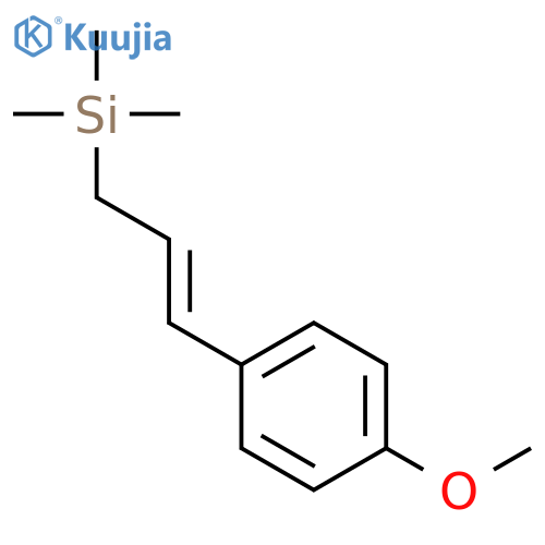 Silane, [3-(4-methoxyphenyl)-2-propenyl]trimethyl- structure