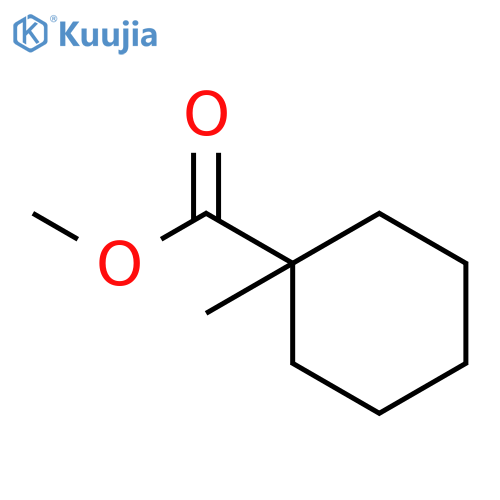 Cyclohexanecarboxylic acid, 1-methyl-, methyl ester structure