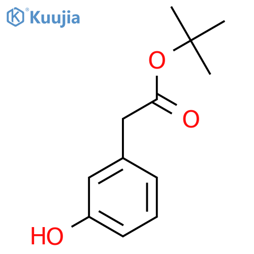 Tert-butyl 2-(3-hydroxyphenyl)acetate structure
