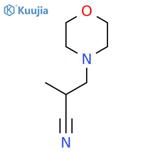 2-Methyl-3-morpholin-4-ylpropanenitrile structure
