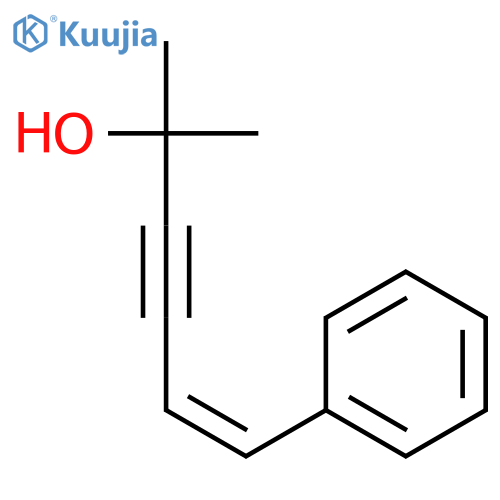 5-Hexen-3-yn-2-ol, 2-methyl-6-phenyl-, (5Z)- structure