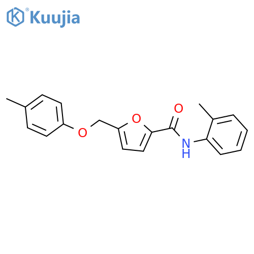 5-[(4-methylphenoxy)methyl]-N-(2-methylphenyl)furan-2-carboxamide structure