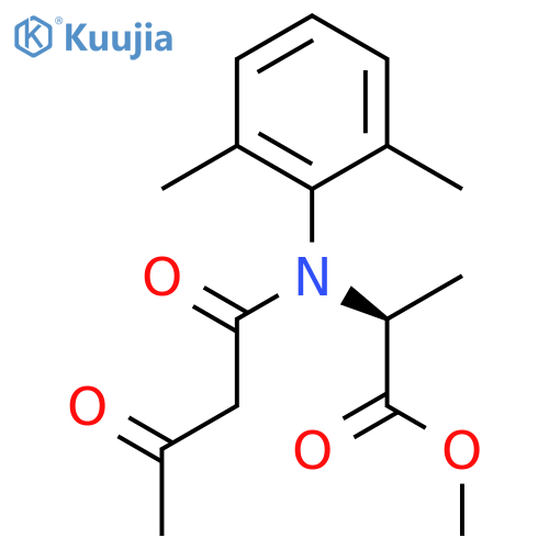 L-ALANINE, N-(2,6-DIMETHYLPHENYL)-N-(1,3-DIOXOBUTYL)-, METHYL ESTER structure