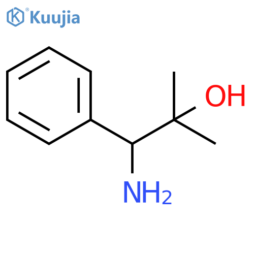 1-amino-2-methyl-1-phenylpropan-2-ol structure