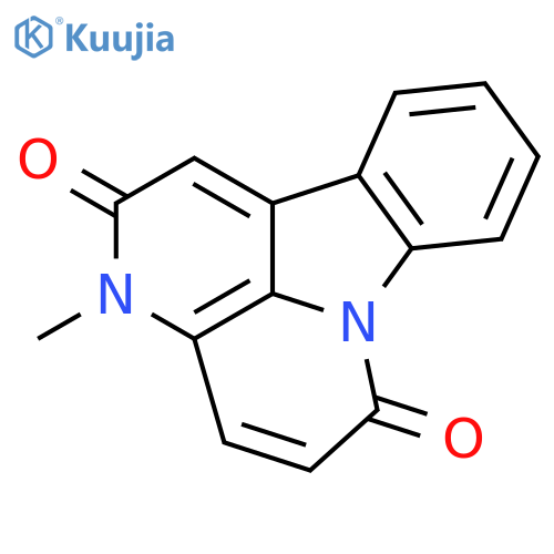 2,3-Dihydro-3-methyl-6H-indolo[3,2,1-de][1,5]naphthyridine-2,6-dione structure