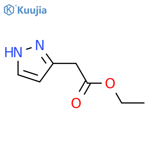 ethyl 2-(1H-pyrazol-3-yl)acetate structure