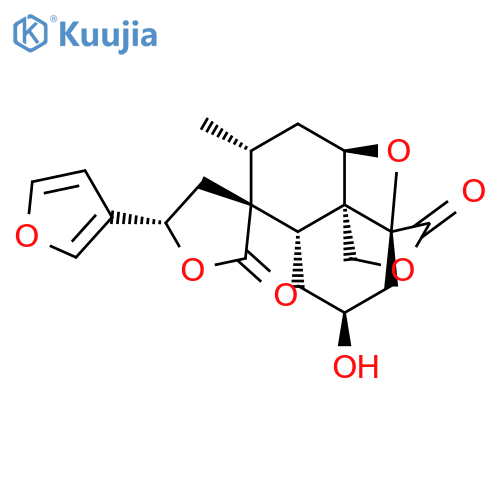 (3aS,5S,5'S,6aS,7R,8R,10R,10aR)-5'-(furan-3-yl)-5-hydroxy-8-methyloctahydro-8H-spiro[3a,10-epoxynaphtho[1,8a-c]furan-7,3'-furan]-2',3-dione structure