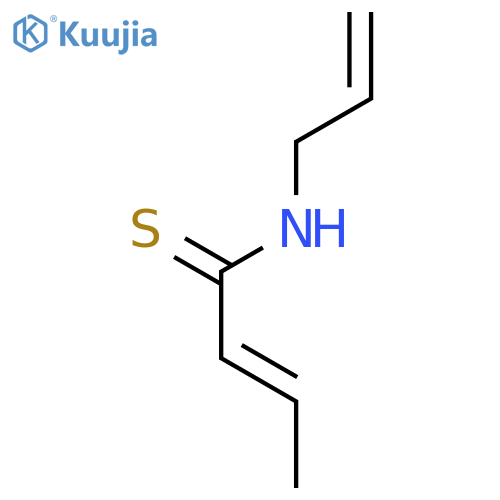 2-Butenethioamide, N-2-propenyl- structure