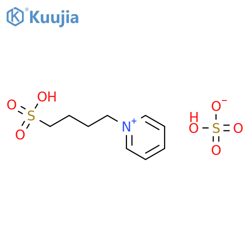Pyridinium, 1-(4-sulfobutyl)-, sulfate (1:1) structure