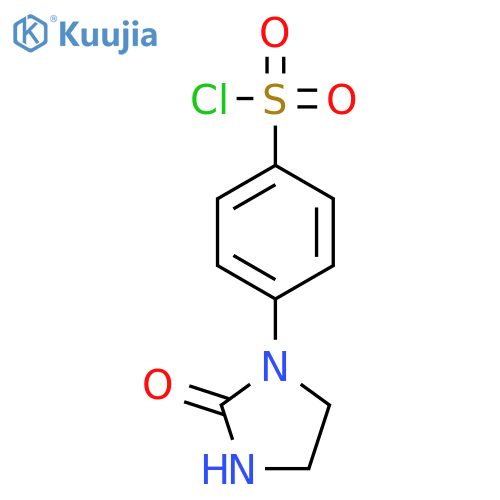 Benzenesulfonyl chloride, 4-(2-oxo-1-imidazolidinyl)- structure