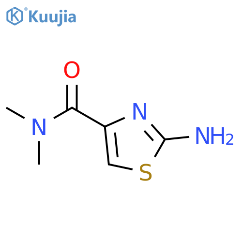 2-amino-N,N-dimethyl-1,3-thiazole-4-carboxamide structure