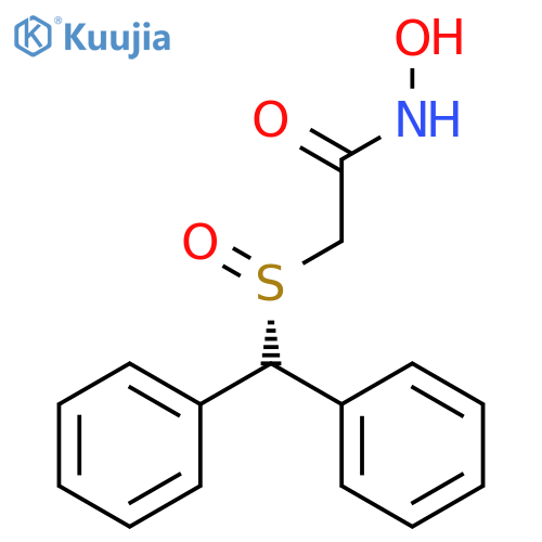 Acetamide, 2-[(R)-(diphenylmethyl)sulfinyl]-N-hydroxy- structure