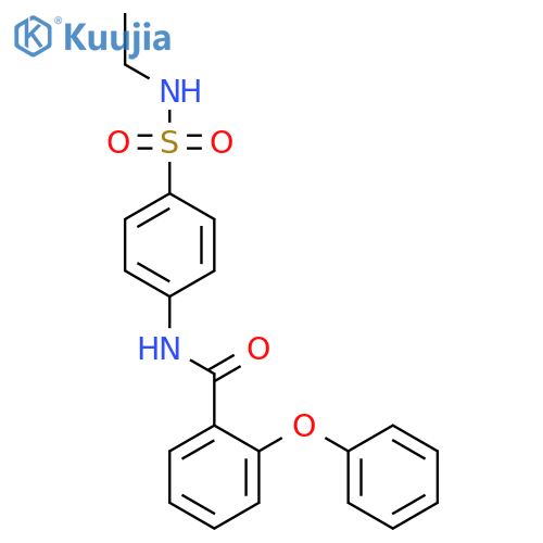 N-[4-(ethylsulfamoyl)phenyl]-2-phenoxybenzamide structure