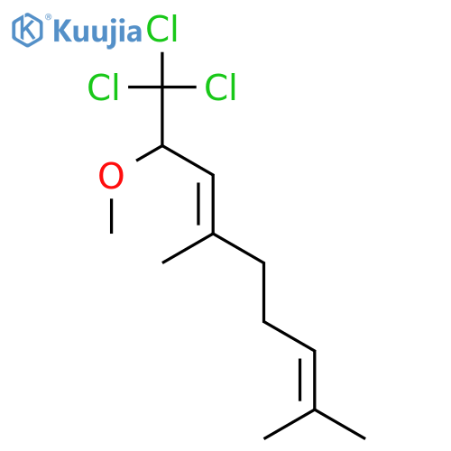 2,6-Nonadiene, 9,9,9-trichloro-8-methoxy-2,6-dimethyl- structure