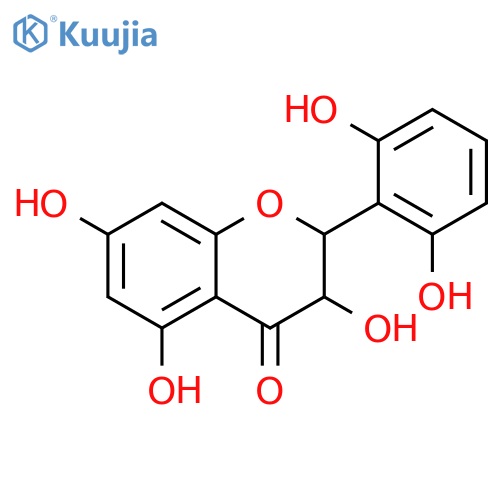 2-(2,6-dihydroxyphenyl)-3,5,7-trihydroxy-2,3-dihydro-4h-chromen-4 -one structure