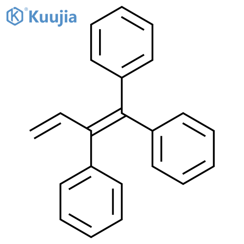 Benzene, 1,1',1''-(1-ethenyl-1-ethenyl-2-ylidene)tris- (9CI) structure
