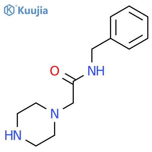 N-Benzyl-2-piperazin-1-ylacetamide structure