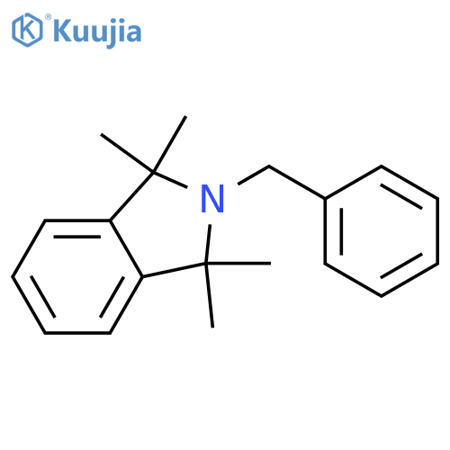 2-Benzyl-1,1,3,3-tetramethyl-2,3-dihydro-1H-isoindole structure