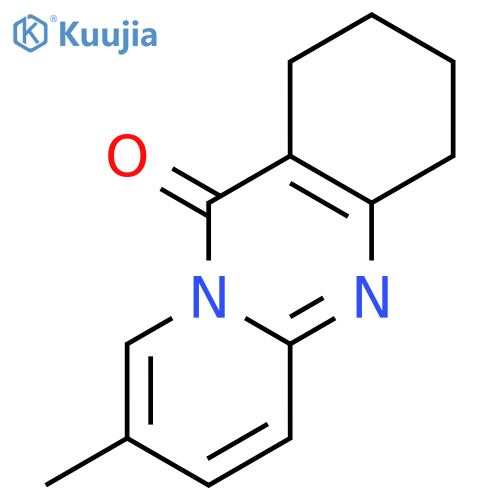 11H-Pyrido[2,1-b]quinazolin-11-one, 1,2,3,4-tetrahydro-8-methyl- structure
