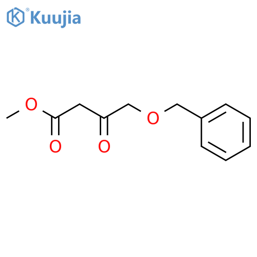 Butanoic acid, 3-oxo-4-(phenylmethoxy)-, methyl ester structure