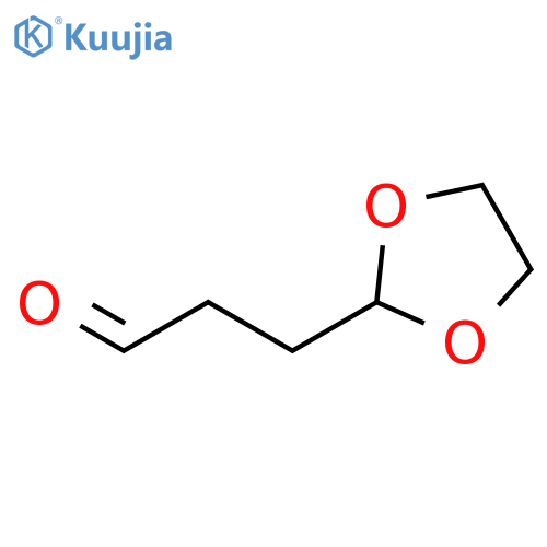 3-(1,3-Dioxolan-2-yl)propanal structure