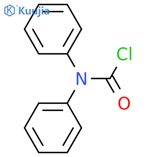 Diphenylcarbamyl chloride structure