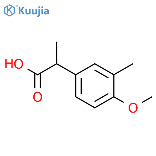 2-(4-methoxy-3-methylphenyl)propanoic acid structure