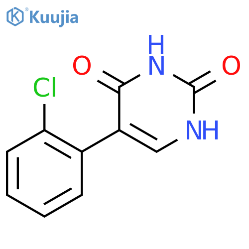 2,4(1H,3H)-Pyrimidinedione, 5-(2-chlorophenyl)- structure
