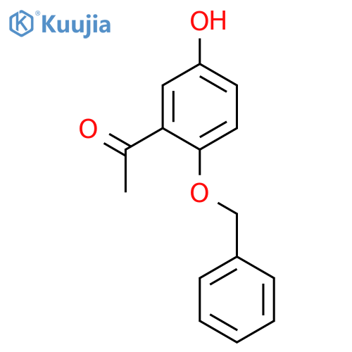 1-(2-Benzyloxy-5-hydroxy-phenyl)-ethanone structure