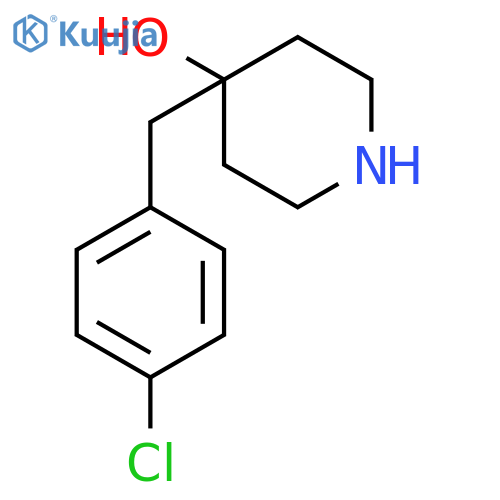 4-(4-chlorophenyl)methylpiperidin-4-ol structure