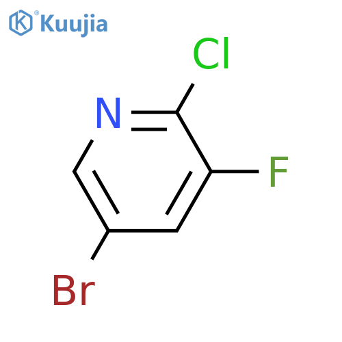 5-Bromo-2-chloro-3-fluoropyridine structure