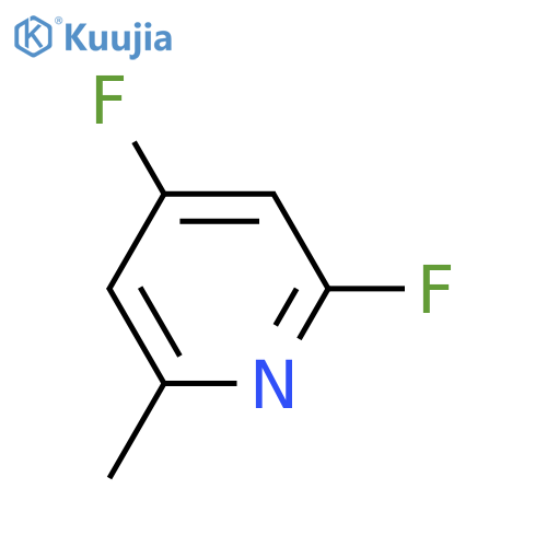 2,4-Difluoro-6-methylpyridine structure
