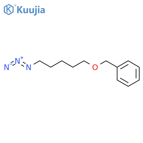 Benzene, [[(5-azidopentyl)oxy]methyl]- structure