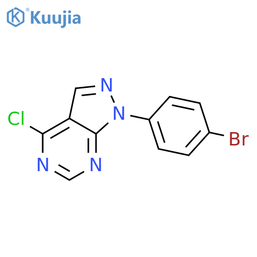 1-(4-Bromophenyl)-4-chloro-1H-pyrazolo3,4-dpyrimidine structure