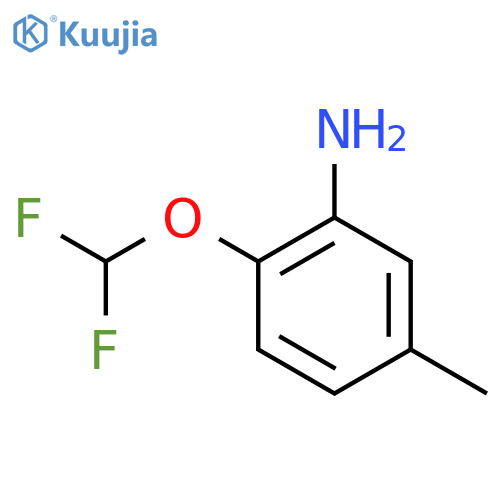2-(Difluoromethoxy)-5-methylaniline structure