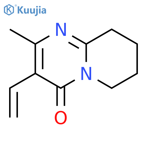 3-Vinyl-6,7,8,9-tetrahydro-2-methyl-4H-pyrido1,2-apyrimidin-4-one structure