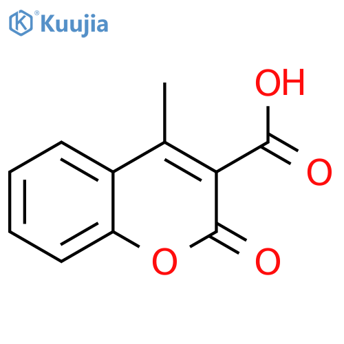 4-Methyl-2-oxo-2h-chromene-3-carboxylic acid structure