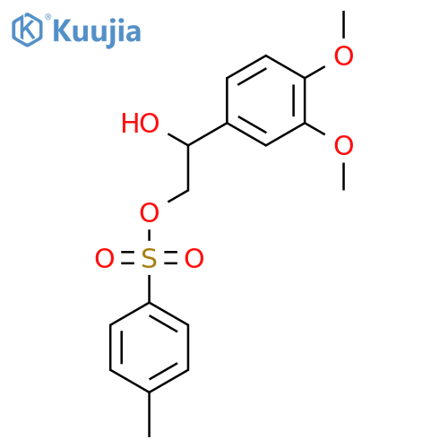(R)-1-(3,4-Dimethoxyphenyl)-2-(tosyloxy)ethanol structure